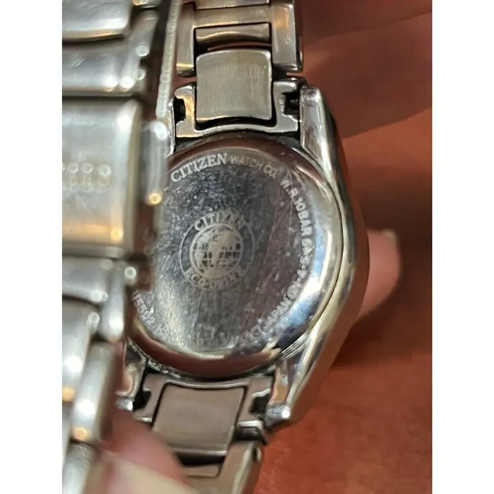 Citizen Eco Drive Women's Watch Silver Black
